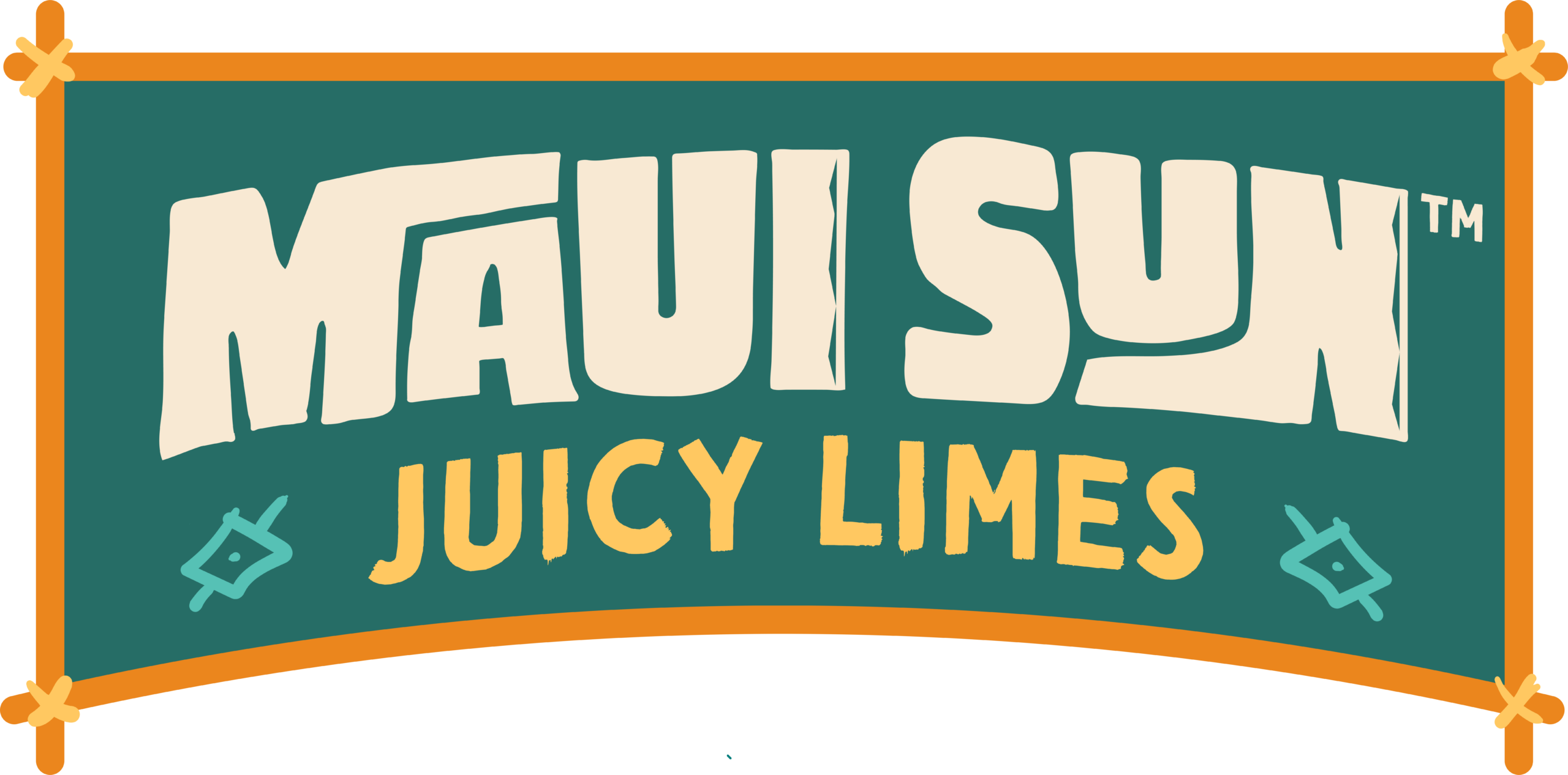 Maui Sun Juicy Limes Logo Full
